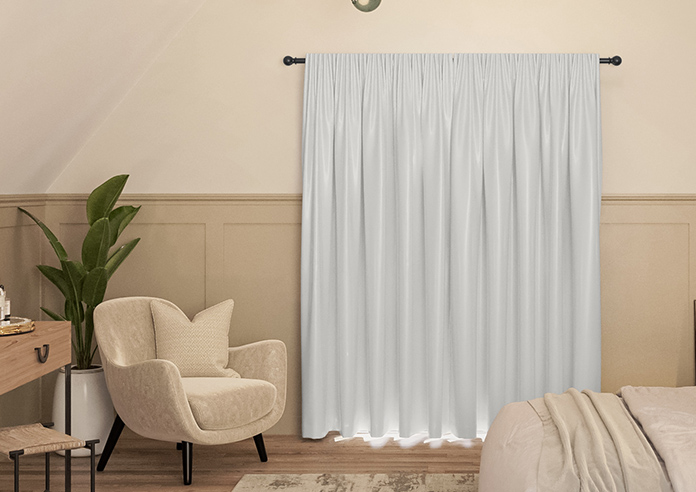Bruschal (Blackout), Light Grey - Made to Measure Curtains - Image 7